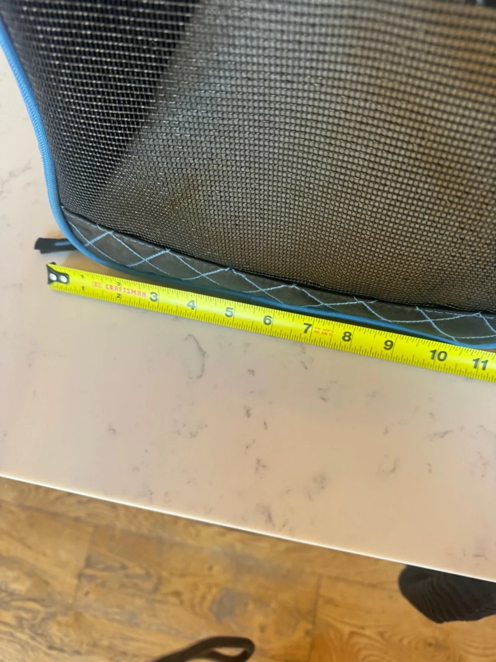 SHERPA PET CARRIER TSA APPROVED ONLY USED ONCE FOR A FRENCH BULLDOG PUPPY HAS S
